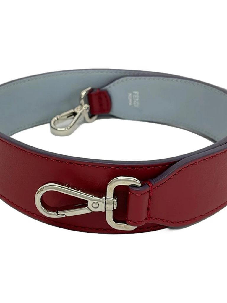 Fendi Strap You Bordeaux Gray Leather 17